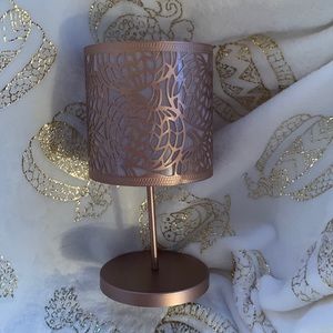 New Yankee candle chevron pumpkin candle holder.